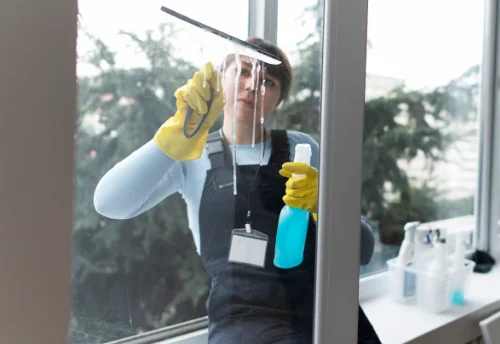Nettoyage de vitres intérieures et extérieures à Angerville